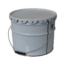 UN Metal Tin, angled view slightly from the top