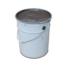 UN Metal Tin, angled view slightly from the top